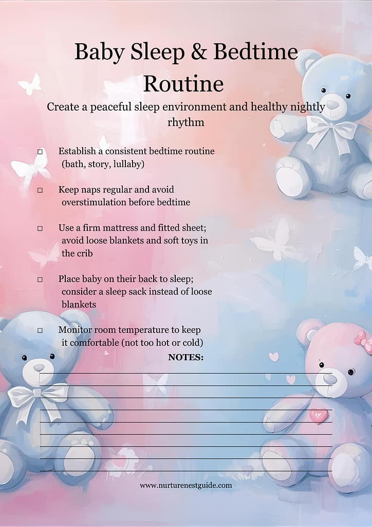 Baby Sleep & Bedtime Routine
